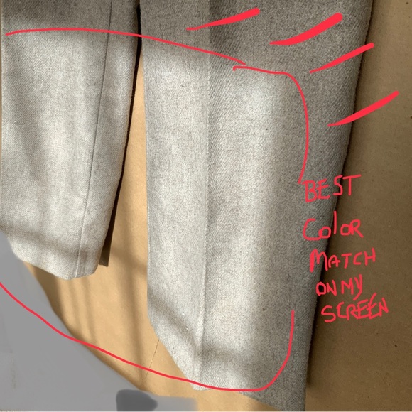 GENUINE USA VINTAGE WOOL BLEND PLEATED PANTS. - Picture 8 of 15